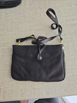 Bolso de mano con estampado de leopardo