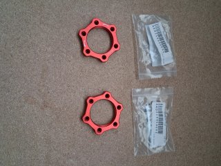 2 Adaptador Roscado Giratorio 44mm Bicicleta