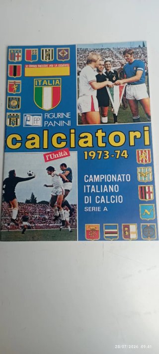 Album Calciatori Panini 1973-74 L'Unità