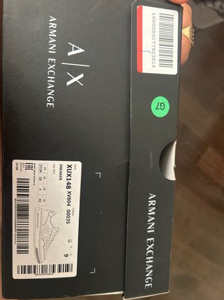 Zapatillas Armani Exchange Rojas Talla 43