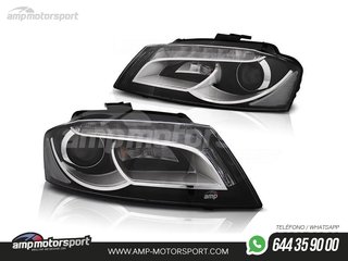 FAROS DELANTEROS PARA AUDI A3 8P LUZ DIURNA REAL 08-12