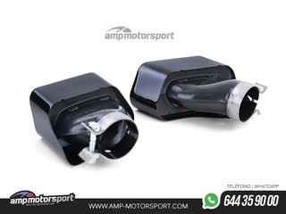 DIFUSOR TRASERO MATE BMW SERIE 5 F10/F11 + COLAS 550 NEGRAS