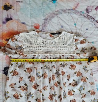 Blusa Zara Woman floral boho Talla L