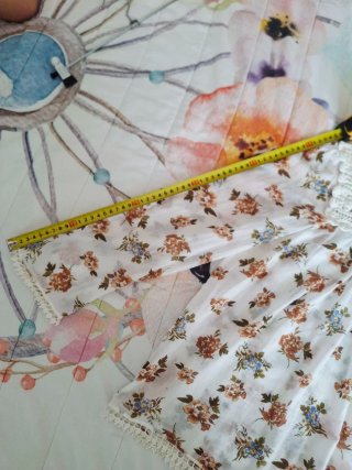 Blusa Zara Woman floral boho Talla L