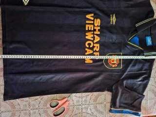 Camiseta Manchester United Cantona 7 Umbro Negra