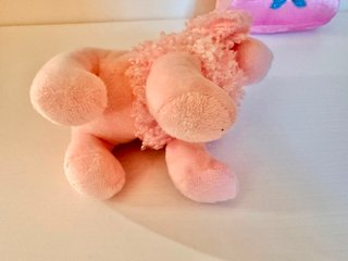 Borsetta bambina con cagnolino rosa peluche