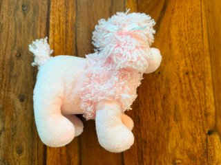 Borsetta bambina con cagnolino rosa peluche