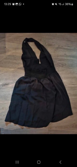 Vestido Negro Espalda Abierta