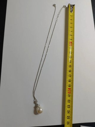 Colgante Perla Viceroy Plata y Blanco