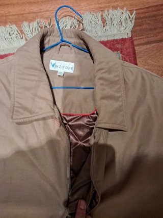 Chaquetón hombre beige