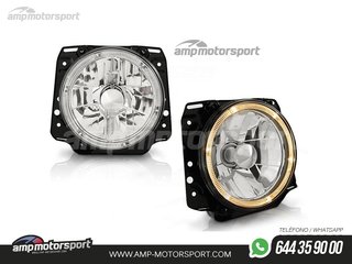 FAROS DELANTEROS OJOS DE ANGEL PARA VOLKSWAGEN GOLF MK2