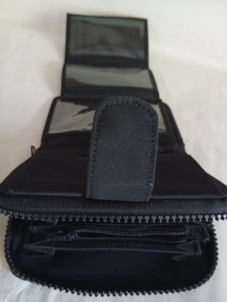 Cartera Monedero Vintage Ledamoda Negra