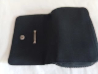 Cartera Monedero Vintage Ledamoda Negra