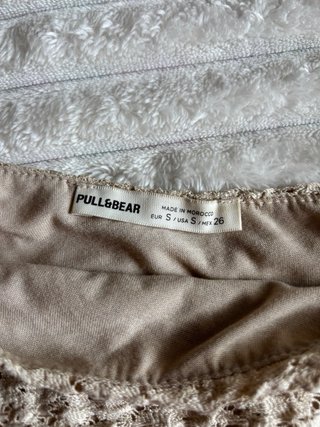 Top Assimétrico Pull&Bear Bege