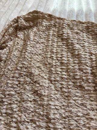 Top Assimétrico Pull&Bear Bege