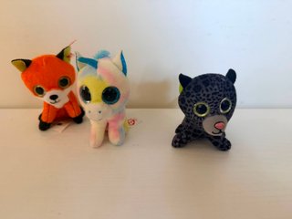 Lotto 14 pupazzetti di peluche