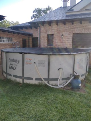 Piscina Desmontable Bestway Steel Pro MAX