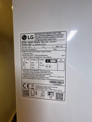 Nevera LG Acero Inoxidable