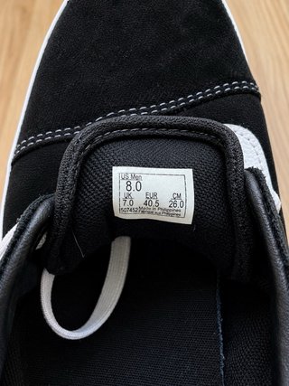 Zapatos Vans Talla 40.5 Negros