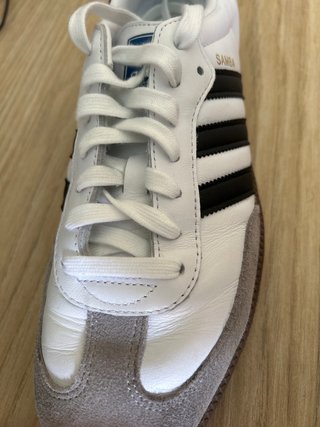 Adidas Samba Gris y Blanco (Usadas 1 sola vez)