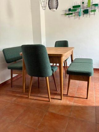 Conjunto comedor estilo vintage
