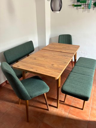 Conjunto comedor estilo vintage