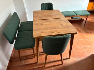 Conjunto comedor estilo vintage