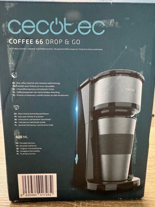 Cafetera Cecotec con termo