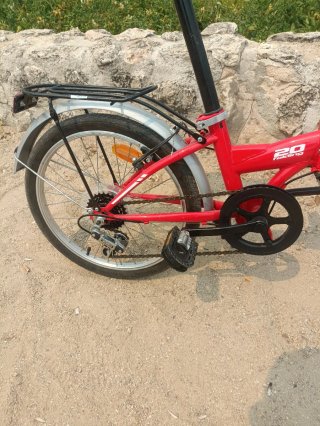Bici plegable urbana F-Park roja 20"