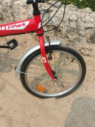 Bici plegable urbana F-Park roja 20"