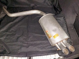 Mercedes W201 Silenciador trasero
