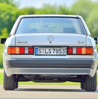 Mercedes W201 Silenciador trasero