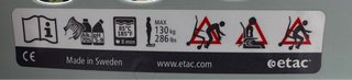 Silla de ducha y aseo Etac Clean