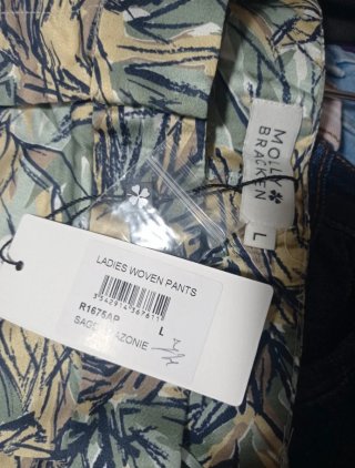 Pantaloni Molly Bracken vita alta taglia L