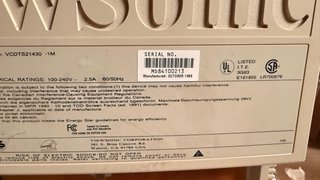 Monitor CRT ViewSonic MultiMedia MB90 Retro