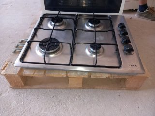 Cocina de gas Teka con horno