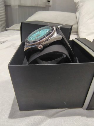 Reloj Citizen Eco Drive Esfera Turquesa full set