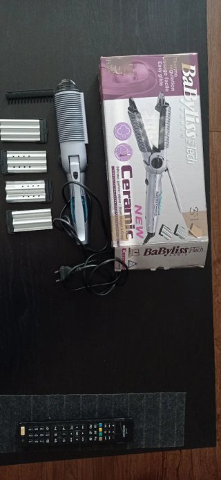 Modelador de Cabelo BaByliss Steam Straight & Crim