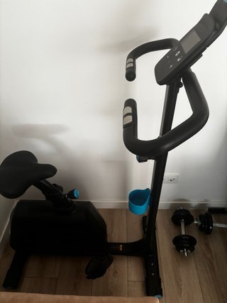 Bicicleta estática para hacer deporte