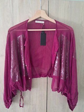 Chaquetilla Purificación García lentejuelas talla