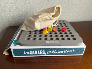 Juego de mesa aprender a multiplicar