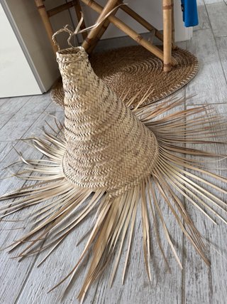 Paralume fibra naturale cm 40