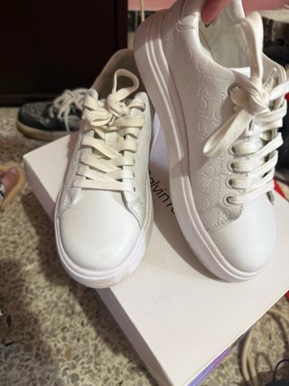 Zapatos Calvin Klein Blancos Mujer