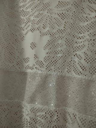 Copricostume pizzo bianco TL L