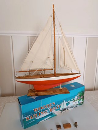 Maqueta Barco Velero Madera