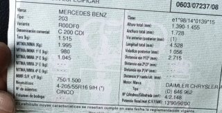 Mercedes-Benz Clase C 2005