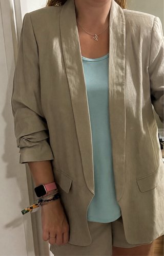 Americana Zara Beige Mujer