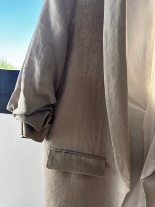 Americana Zara Beige Mujer