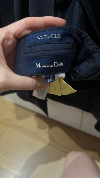 Traje Massimo Dutti Azul Hombre