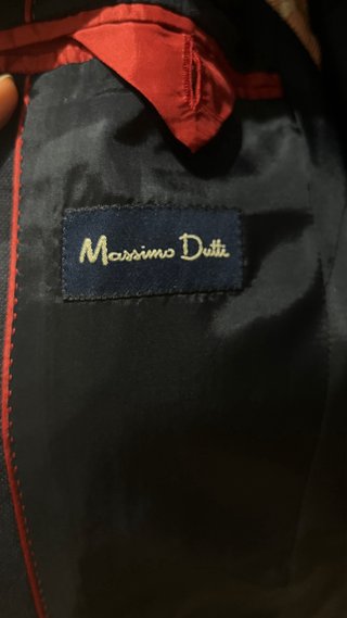 Traje Massimo Dutti Azul Hombre